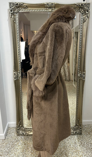 Malissa J Brown Faux Fur Coat