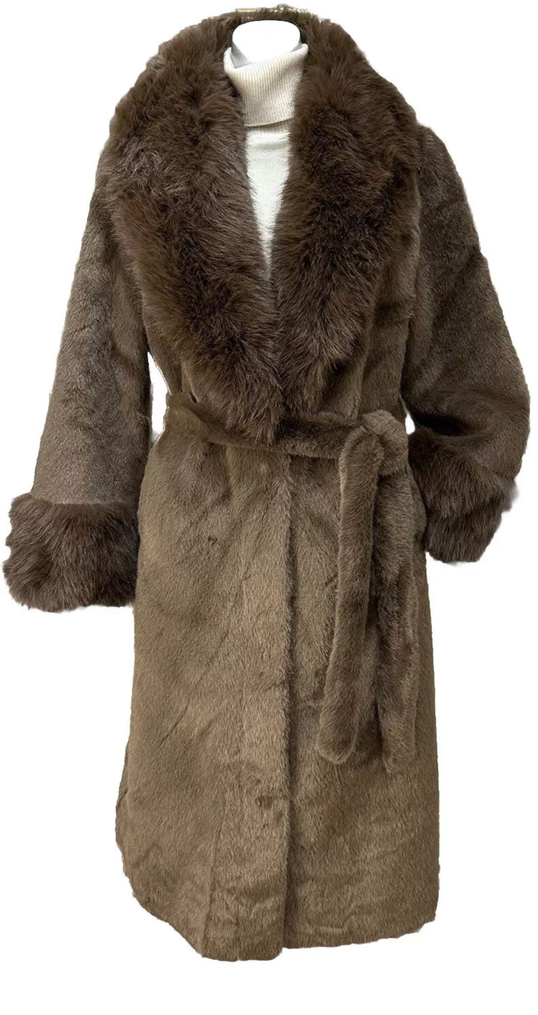 Malissa J Brown Faux Fur Coat