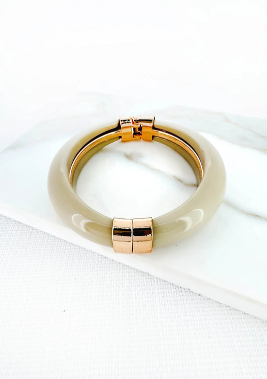 Envy Cream & Gold Chunky Bangle Style 4463/B/G