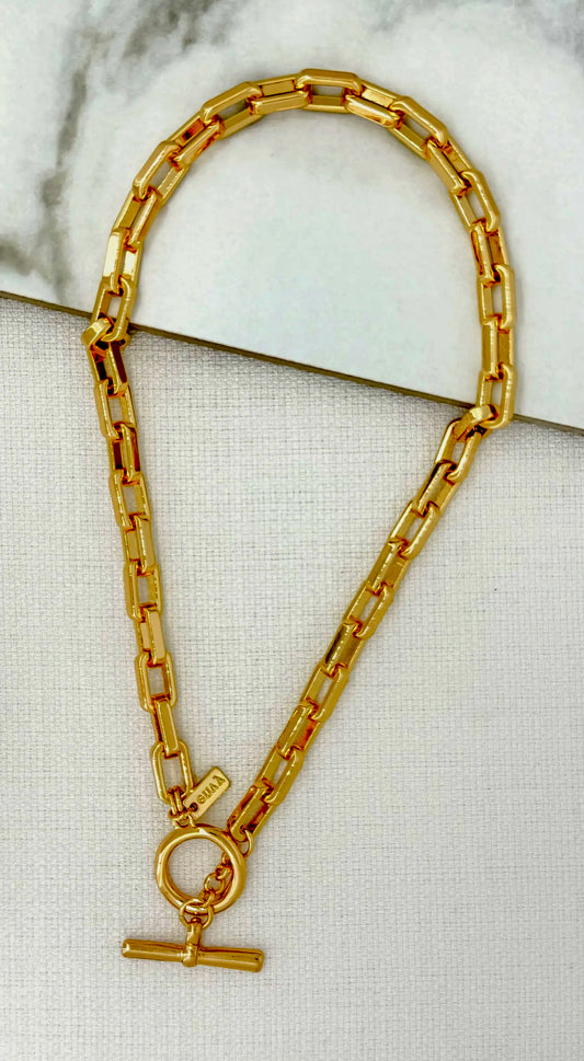 Envy Gold Chain Choker Necklace Style 4421/GD/N/N