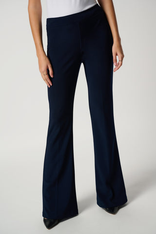 163099NOS Joseph Ribkoff Classic Flared Pants in Midnight Blue A/W 24