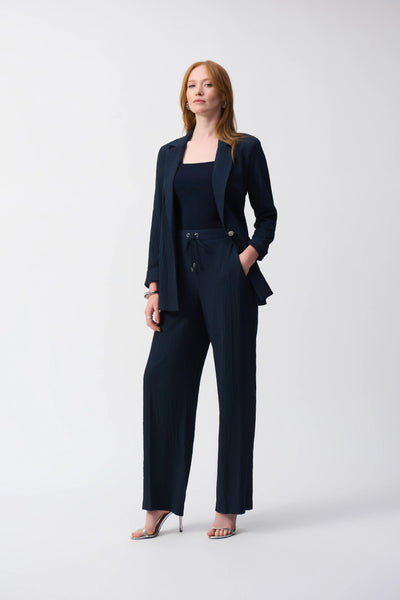 Joseph Ribkoff Seersucker Wide Leg Pull-On Pants
251293