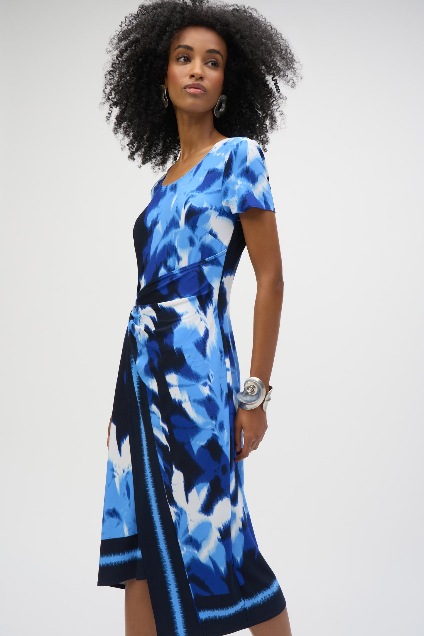 Joseph Ribkoff Silky Tropical Print Sheath Dress
252179