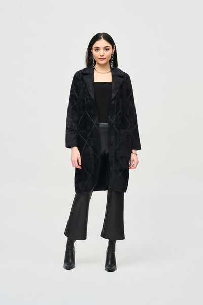 Joseph Ribkoff Notched Collar Coat
233951F24 in Black