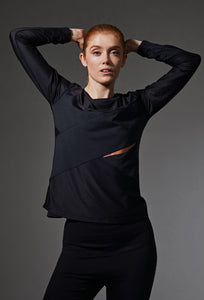 I-envy sport Petra Long sleeve top - Black