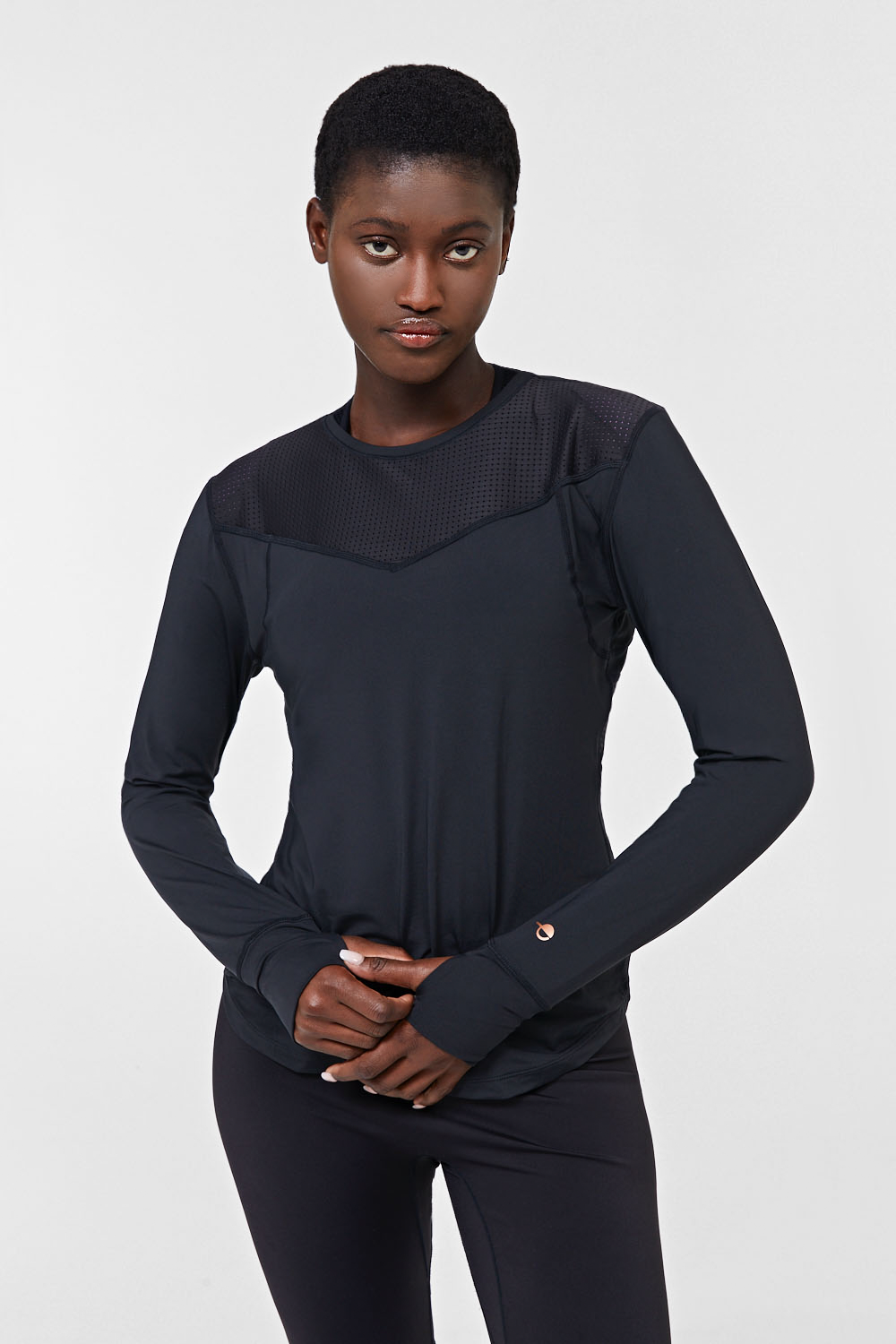 I-envy sport Salalah long sleeve top - Black